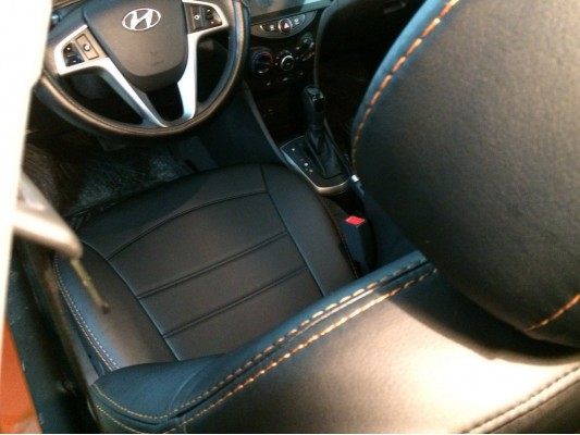 Авточехлы на Hyundai Solaris