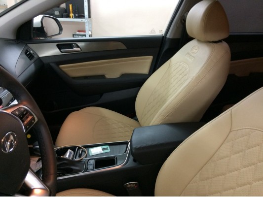 Авточехлы на Hyundai Sonata 7