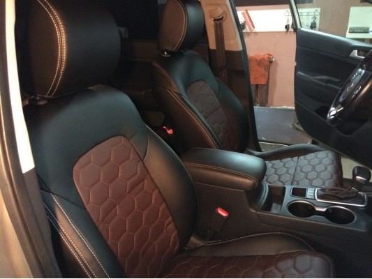 Каркасные авточехлы на KIA Sportage 4 Каркасные авточехлы на KIA Sportage 4