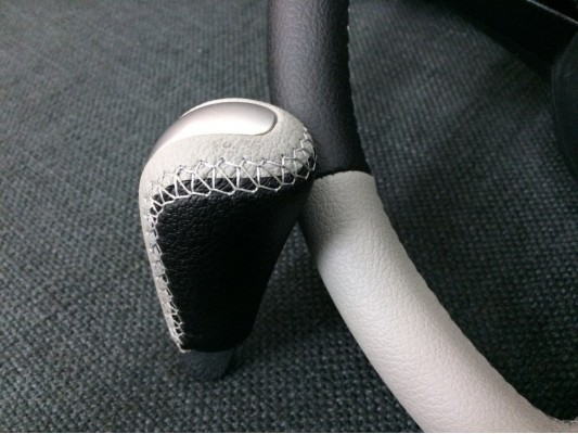 Перетяжка рычага и чехла КПП